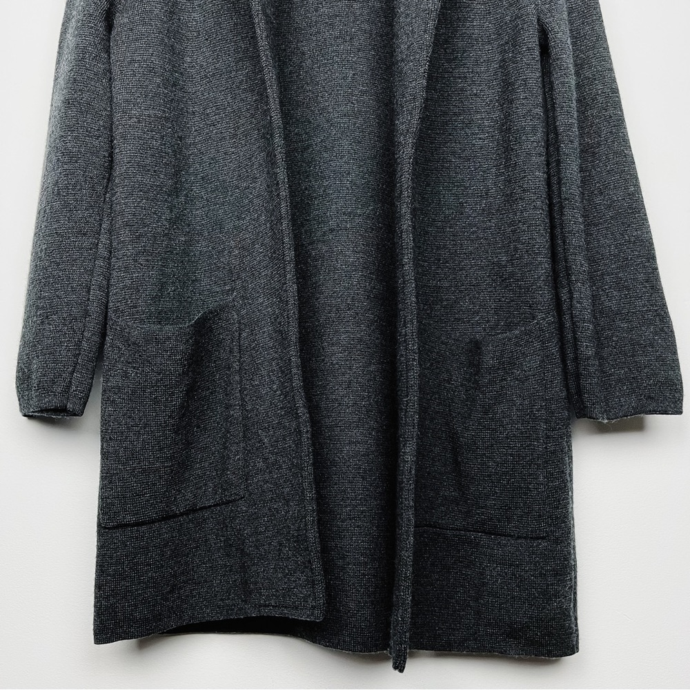 J. Crew Open-front Sweater Blazer Grey Dark
Gray Wool Cardigan Women's XXS - Picture 6 of 11